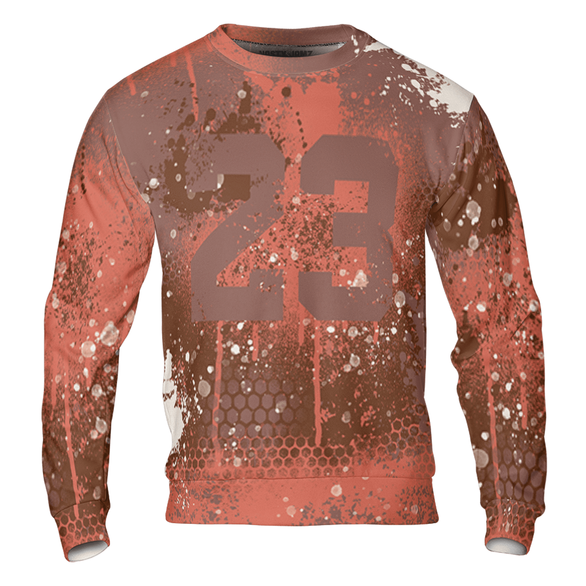High OG Dusted Clay 1s Sweatshirt Match 23 Painted Graffiti 3D All-Over Print - NastyJamz