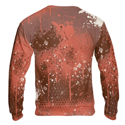 High OG Dusted Clay 1s Sweatshirt Match 23 Painted Graffiti 3D All-Over Print - NastyJamz