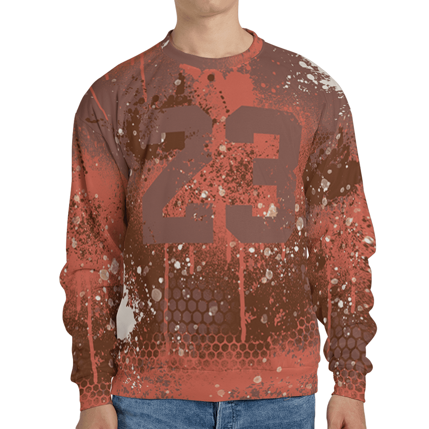 High OG Dusted Clay 1s Sweatshirt Match 23 Painted Graffiti 3D All-Over Print - NastyJamz