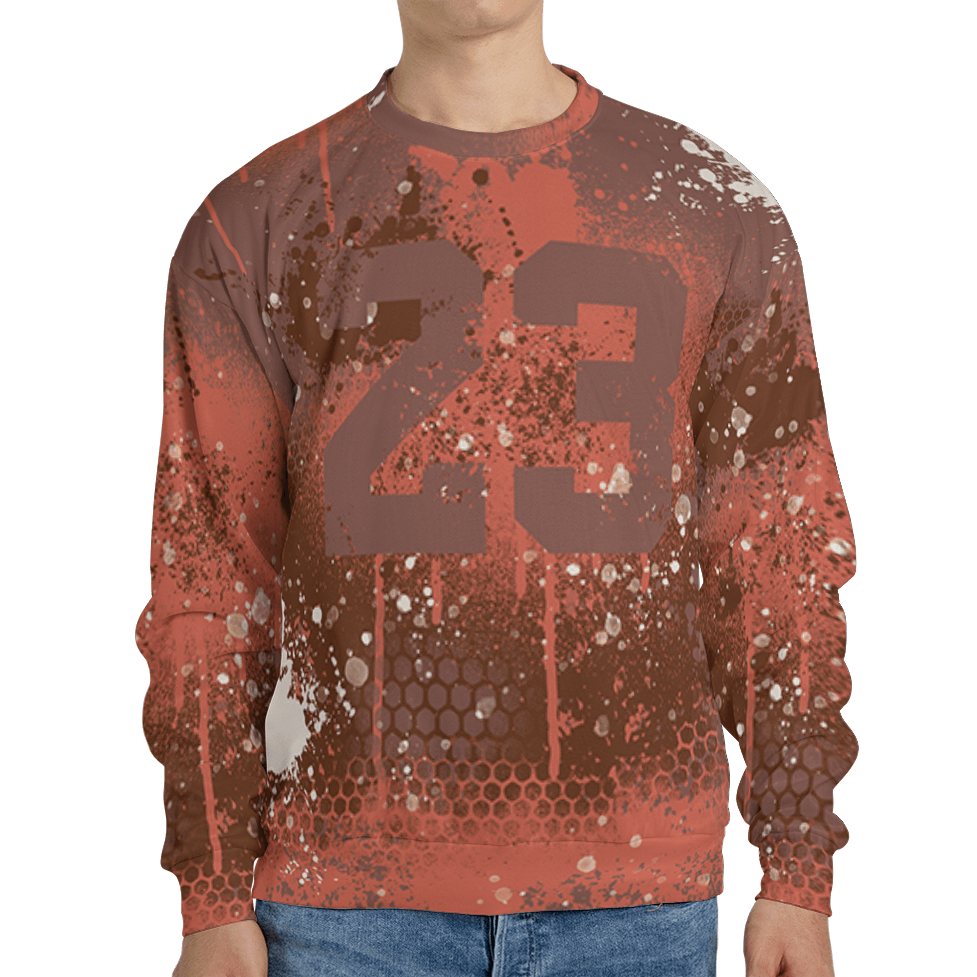 High OG Dusted Clay 1s Sweatshirt Match 23 Painted Graffiti 3D All-Over Print - NastyJamz
