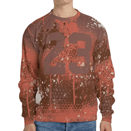 High OG Dusted Clay 1s Sweatshirt Match 23 Painted Graffiti 3D All-Over Print - NastyJamz