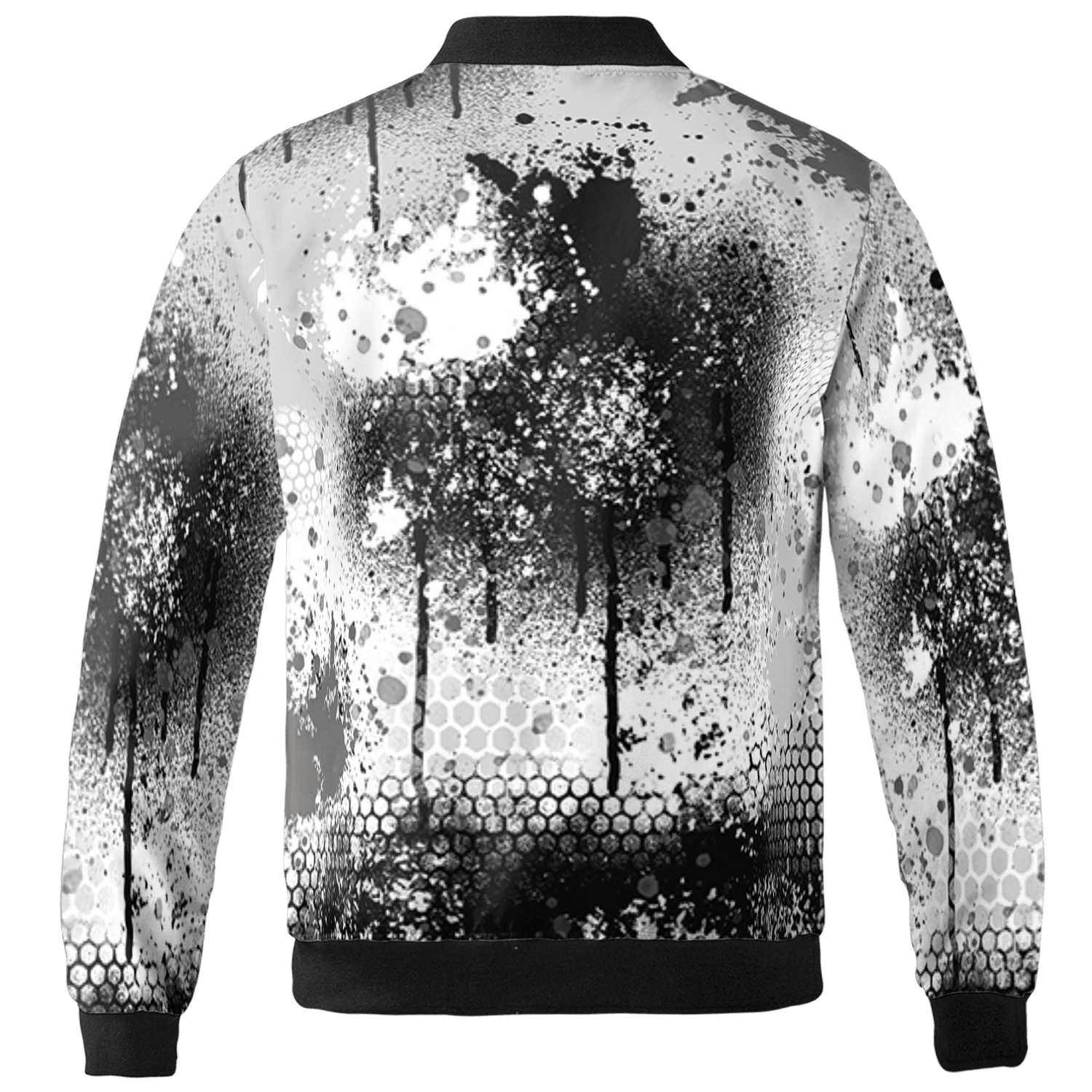Retro High OG Black White 1s Jacket Match 23 Painted Graffiti 3D All-Over Print - NastyJamz