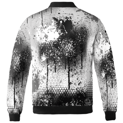 Retro High OG Black White 1s Jacket Match 23 Painted Graffiti 3D All-Over Print - NastyJamz