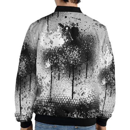 Retro High OG Black White 1s Jacket Match 23 Painted Graffiti 3D All-Over Print - NastyJamz