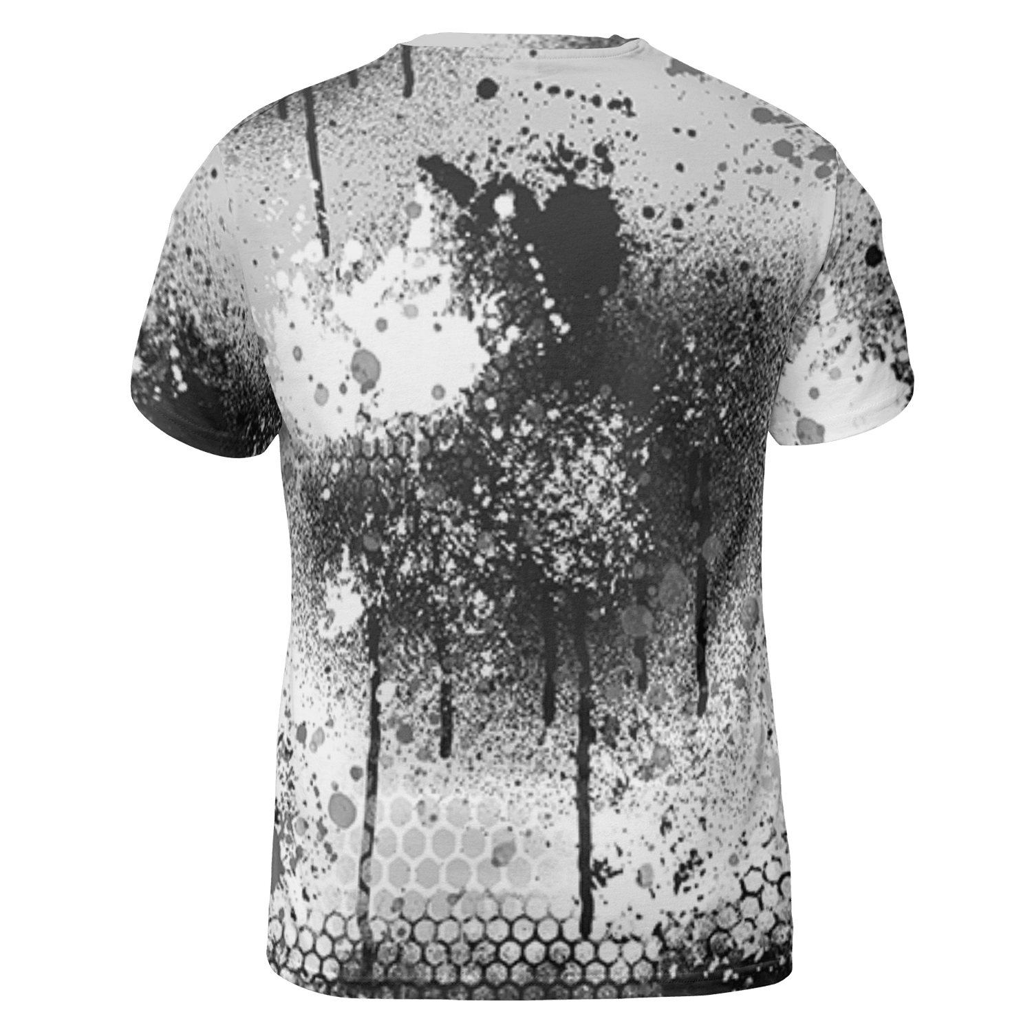 Retro High OG Black White 1s T Shirt Match 23 Painted Graffiti 3D All-Over Print - NastyJamz