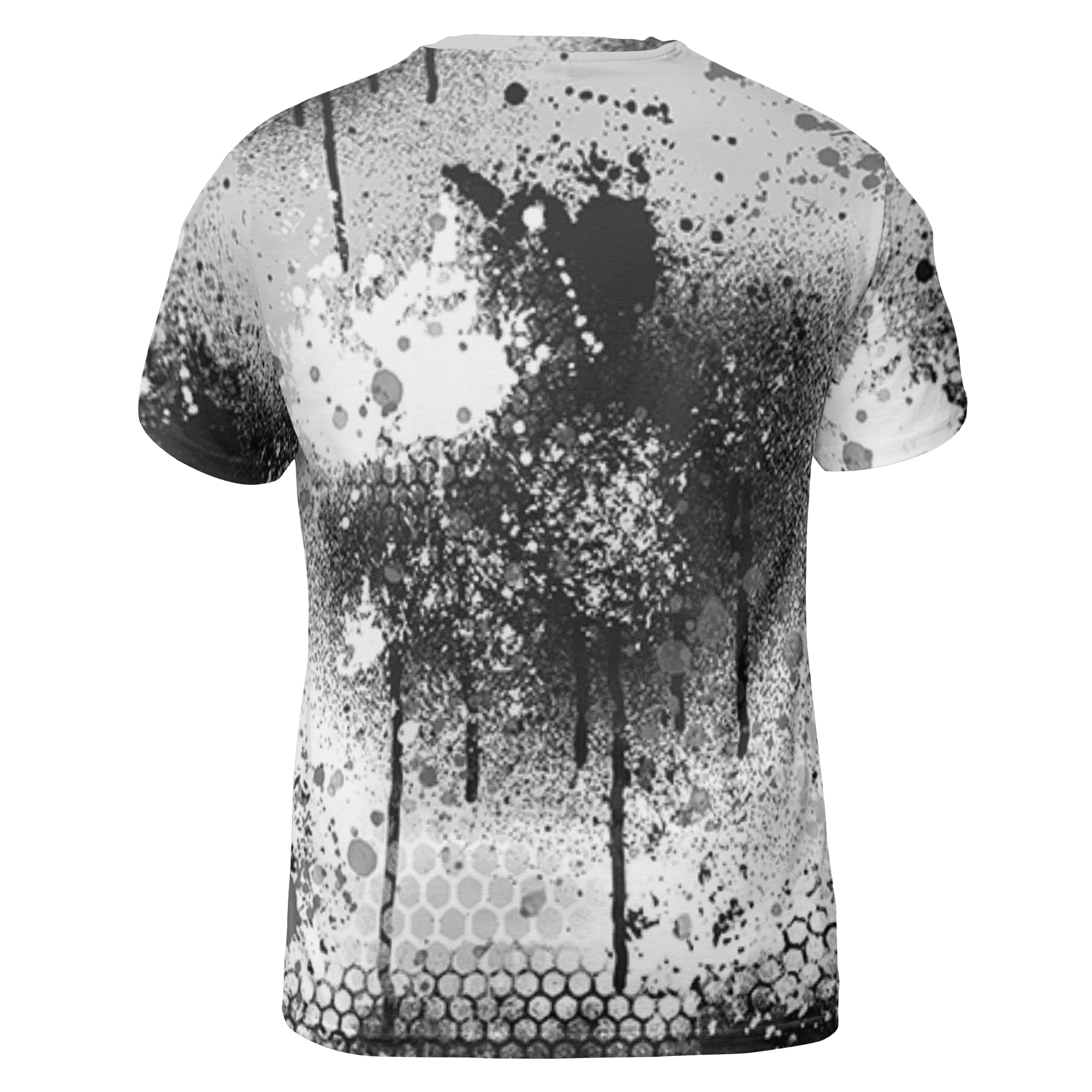 Retro High OG Black White 1s T Shirt Match 23 Painted Graffiti 3D All-Over Print - NastyJamz