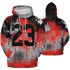 Bred Reimagined 4s Hoodie Match 23 Painted Graffiti 3D All-Over Print - NastyJamz
