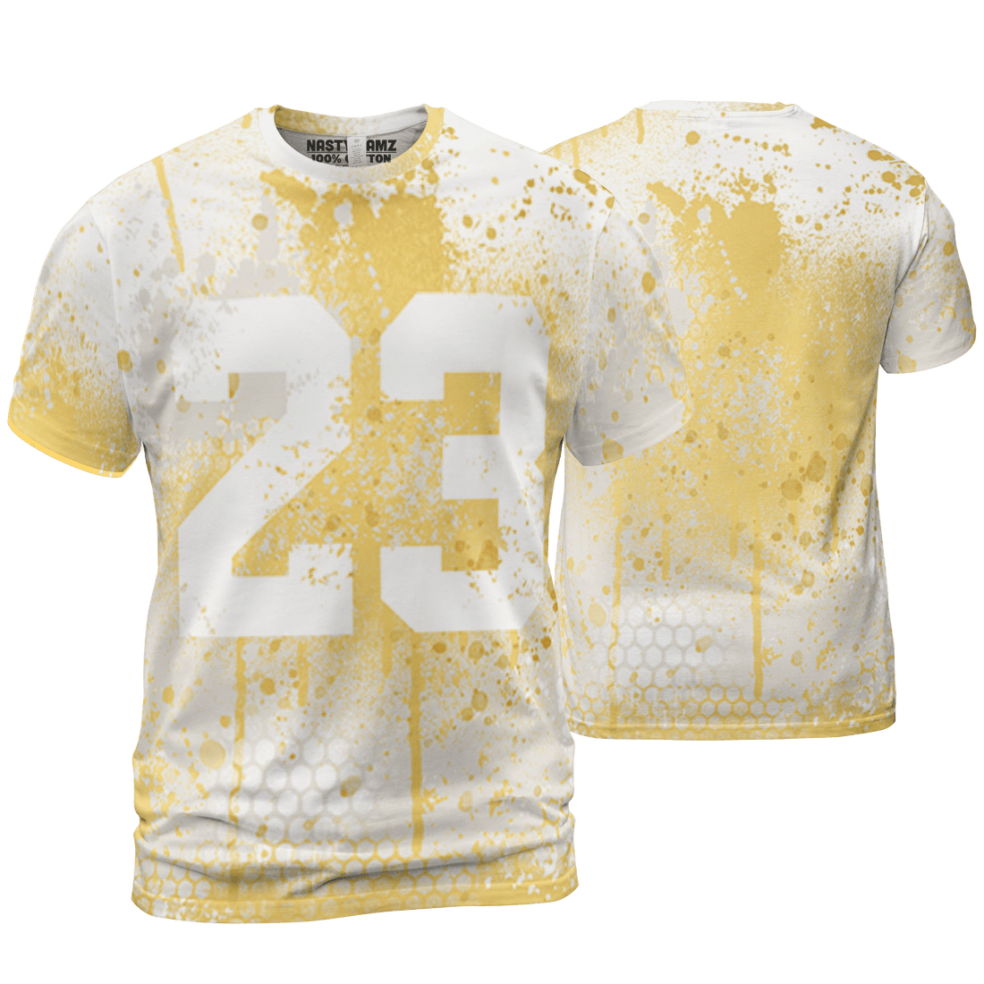 Sail 4s T Shirt Match 23 Painted Graffiti 3D All-Over Print - NastyJamz
