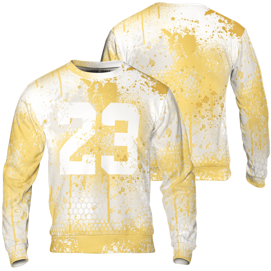 Sail 4s Sweatshirt Match 23 Painted Graffiti 3D All-Over Print - NastyJamz