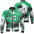 Lucky Green 5s Jacket Match 23 Painted Graffiti 3D All-Over Print - NastyJamz