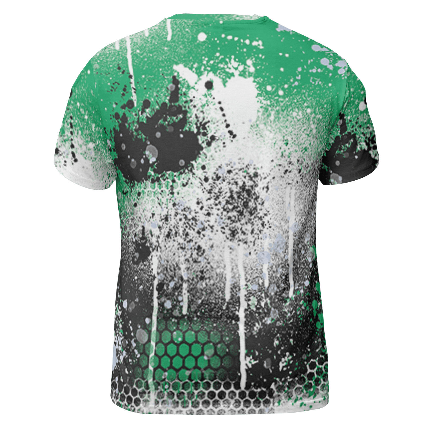 Lucky Green 5s T Shirt Match 23 Painted Graffiti 3D All-Over Print - NastyJamz