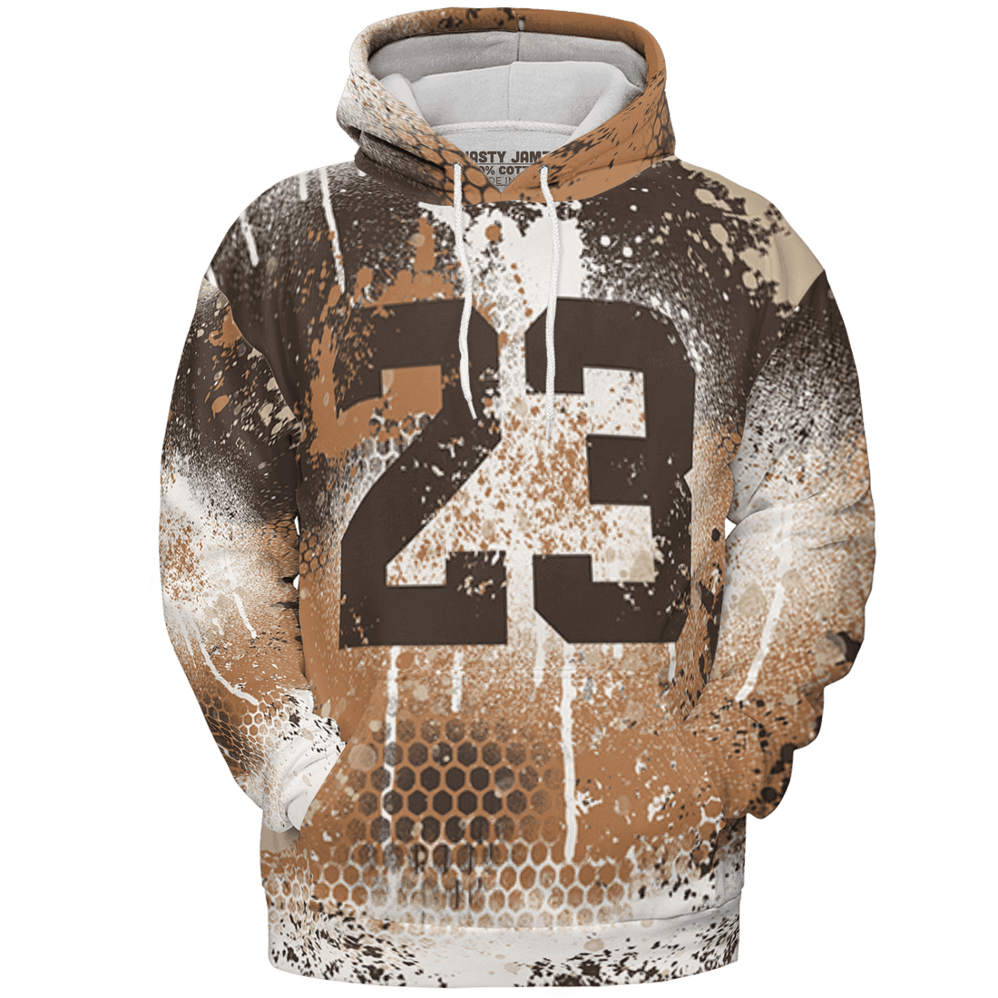 Jumpman Jack Hoodie Match 23 Painted Graffiti 3D All-Over Print - NastyJamz