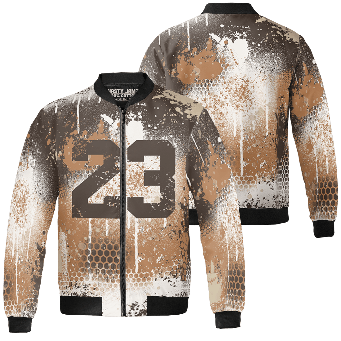 Jumpman Jack Jacket Match 23 Painted Graffiti 3D All-Over Print - NastyJamz