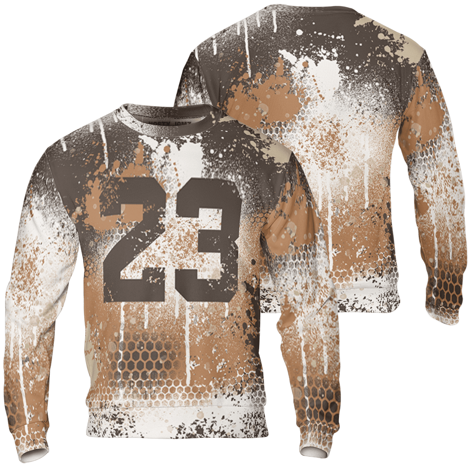 Jumpman Jack Sweatshirt Match 23 Painted Graffiti 3D All-Over Print - NastyJamz