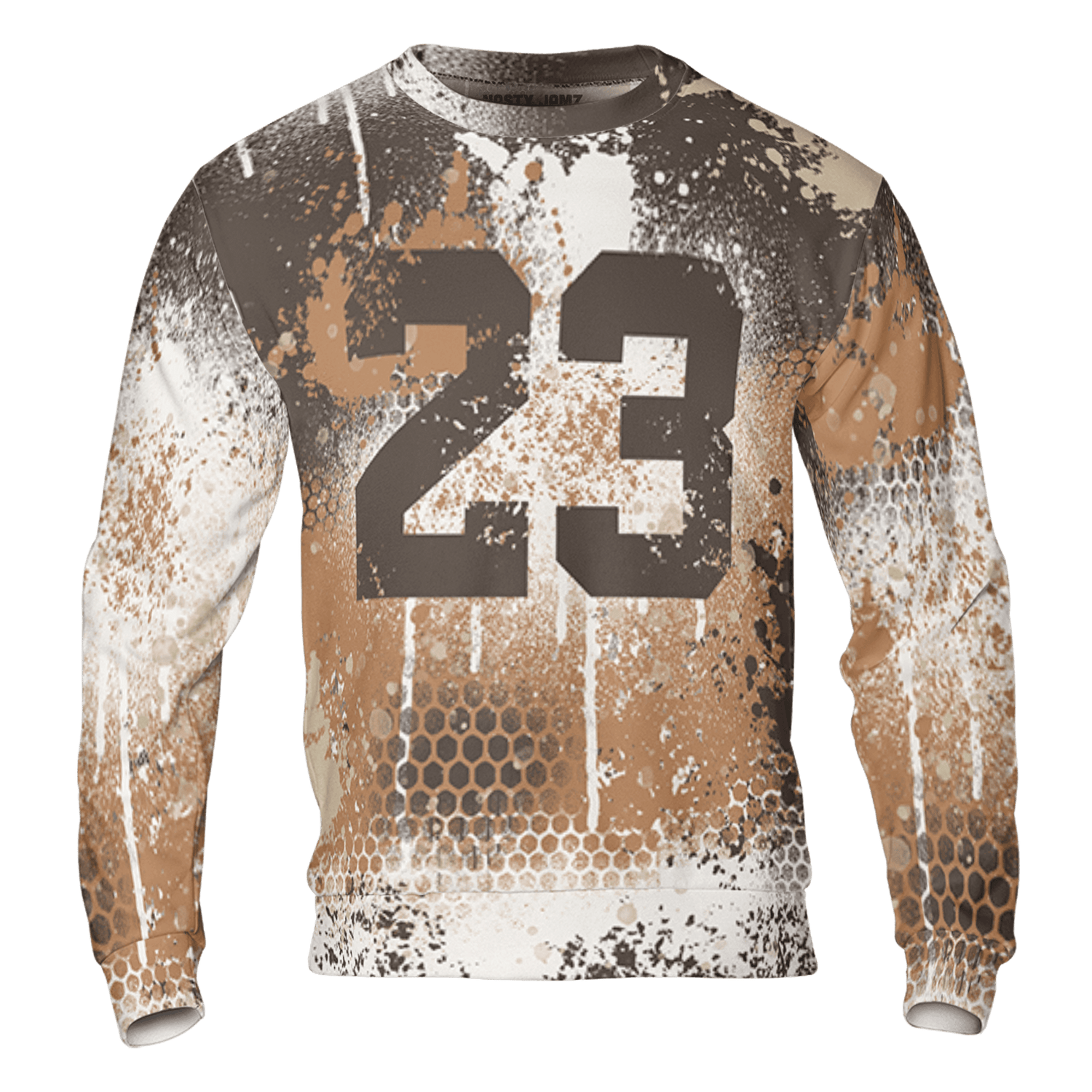 Jumpman Jack Sweatshirt Match 23 Painted Graffiti 3D All-Over Print - NastyJamz