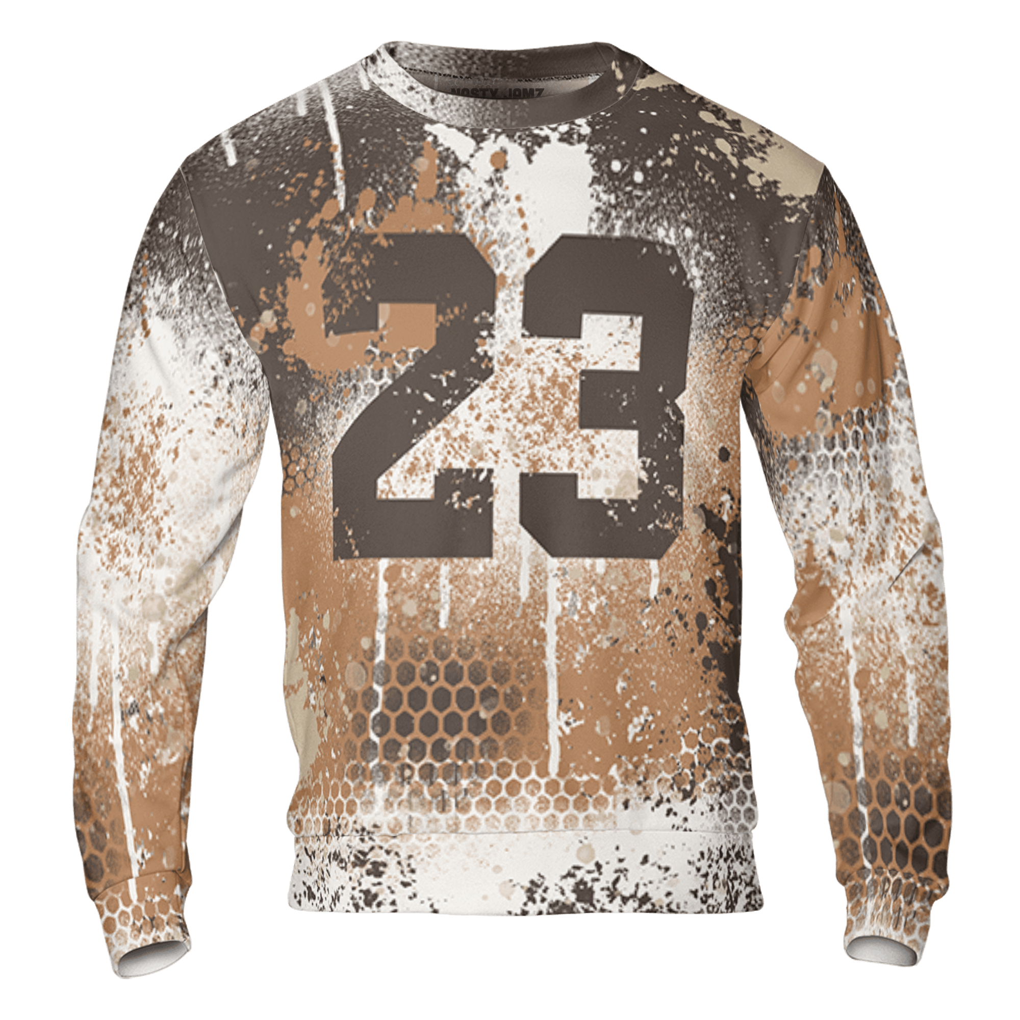 Jumpman Jack Sweatshirt Match 23 Painted Graffiti 3D All-Over Print - NastyJamz
