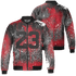 Spizike Low Bred Jacket Match 23 Painted Graffiti 3D All-Over Print - NastyJamz