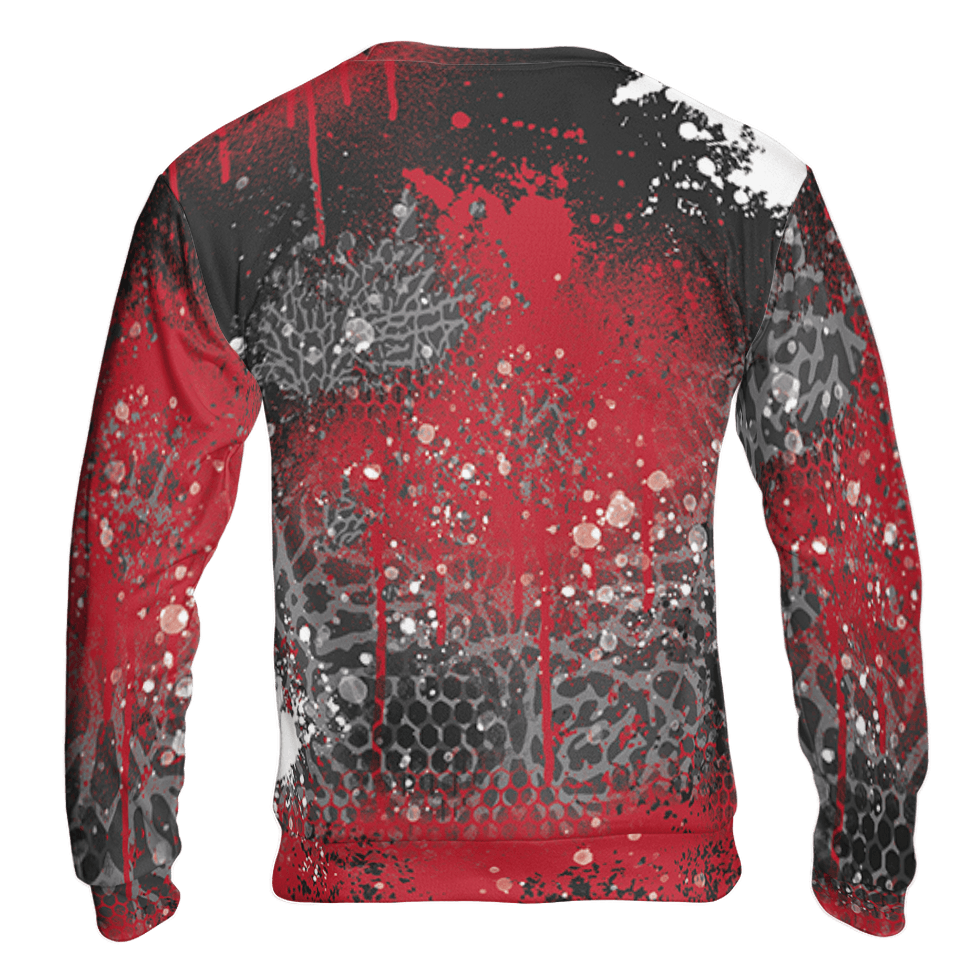 Spizike Low Bred Sweatshirt Match 23 Painted Graffiti 3D All-Over Print - NastyJamz