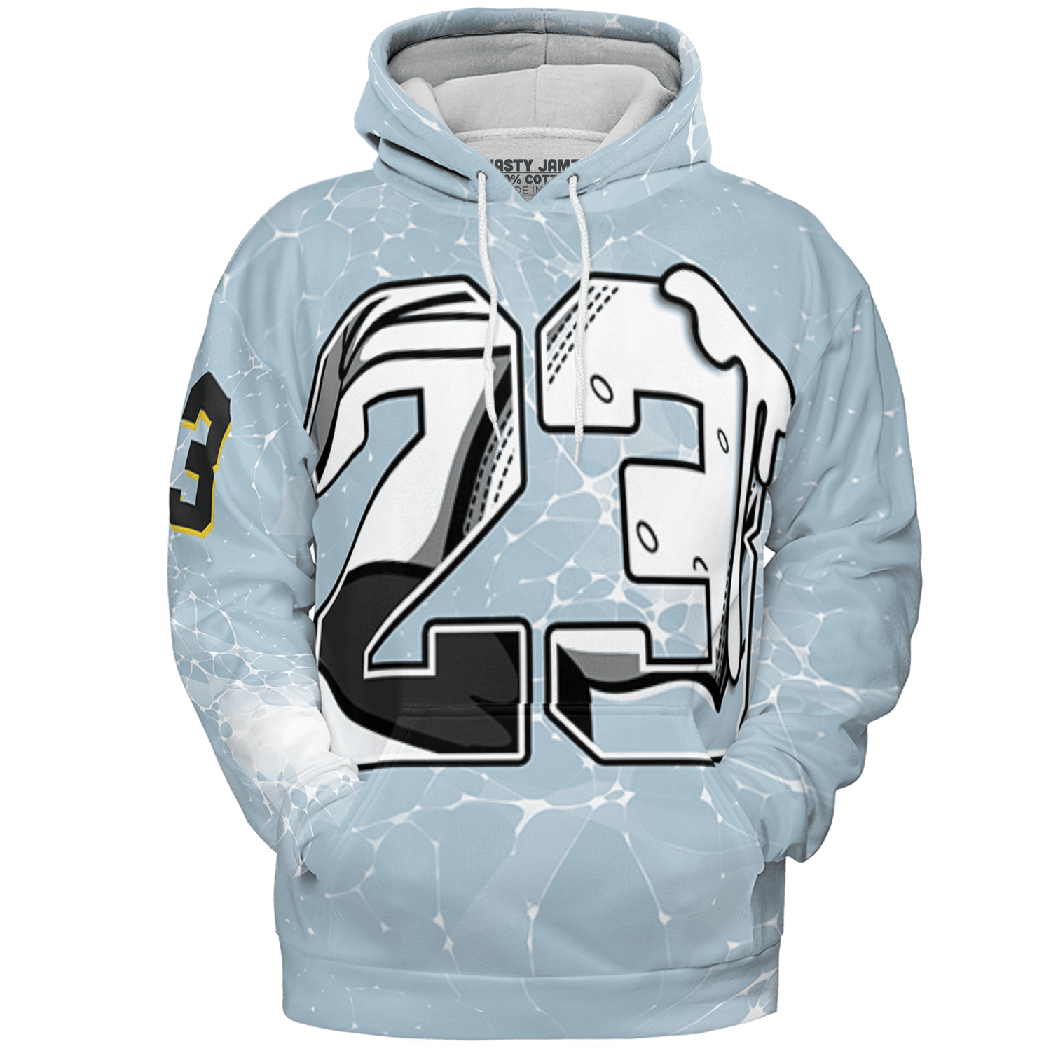 Blue Grey 13s Hoodie Match 23 Sneaker 3D All-Over Print - NastyJamz