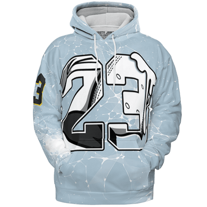 Blue Grey 13s Hoodie Match 23 Sneaker 3D All-Over Print - NastyJamz