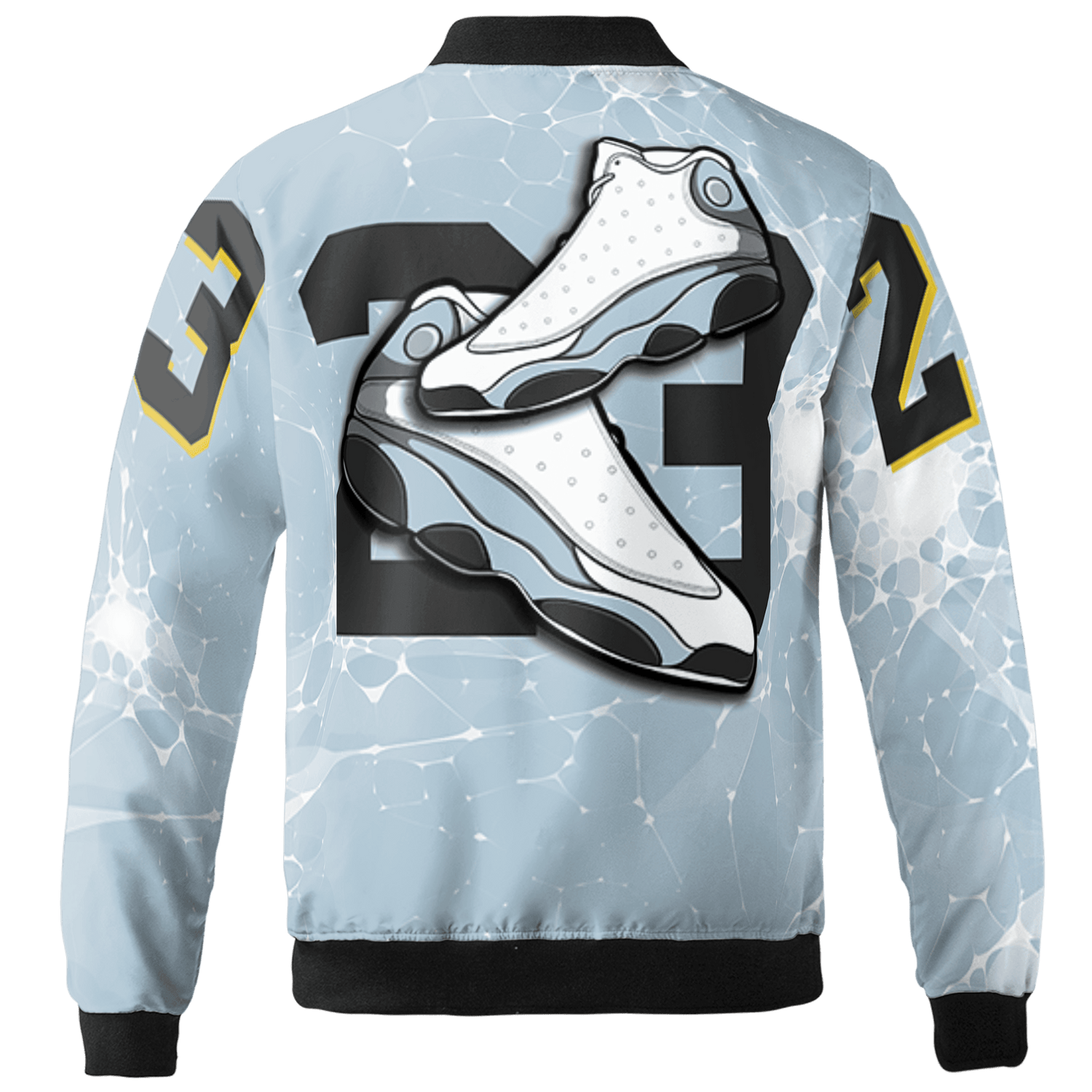 Blue Grey 13s Jacket Match 23 Sneaker 3D All-Over Print - NastyJamz