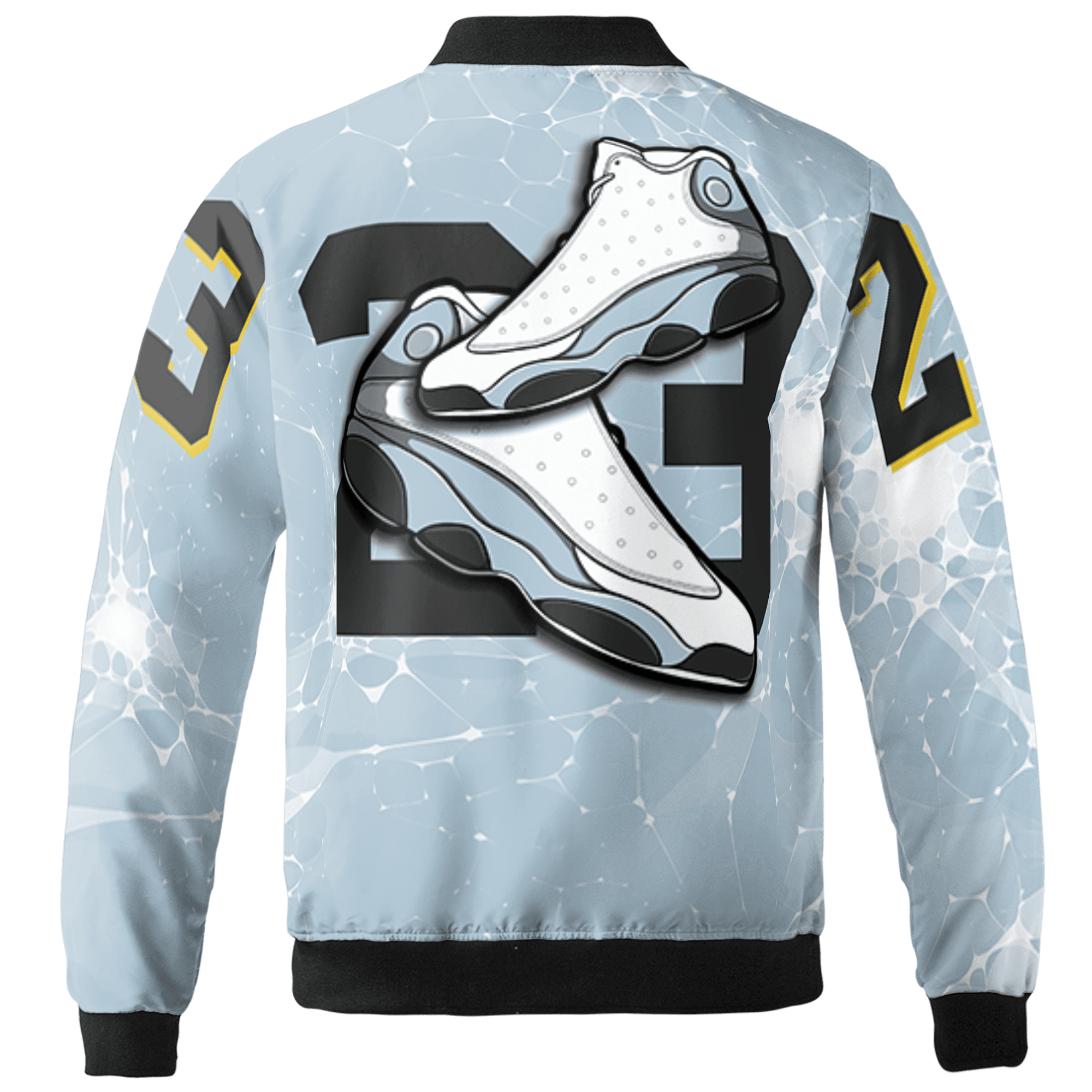 Blue Grey 13s Jacket Match 23 Sneaker 3D All-Over Print - NastyJamz