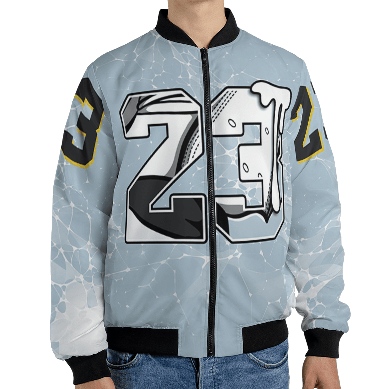 Blue Grey 13s Jacket Match 23 Sneaker 3D All-Over Print - NastyJamz