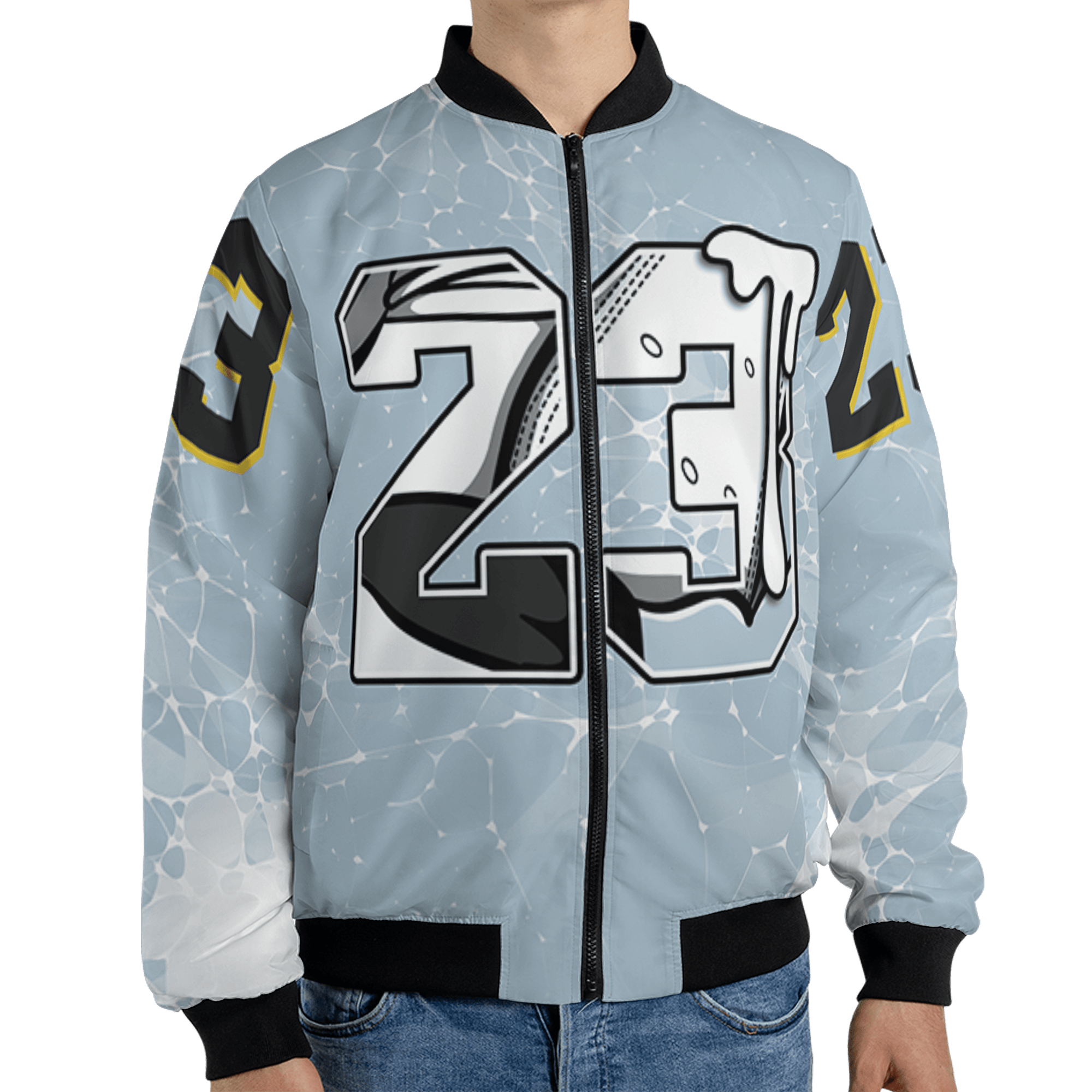Blue Grey 13s Jacket Match 23 Sneaker 3D All-Over Print - NastyJamz