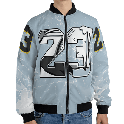 Blue Grey 13s Jacket Match 23 Sneaker 3D All-Over Print - NastyJamz