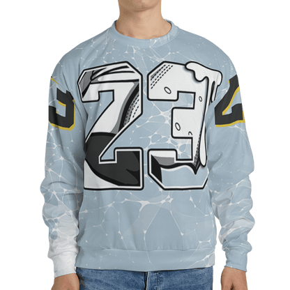 Blue Grey 13s Sweatshirt Match 23 Sneaker 3D All-Over Print - NastyJamz