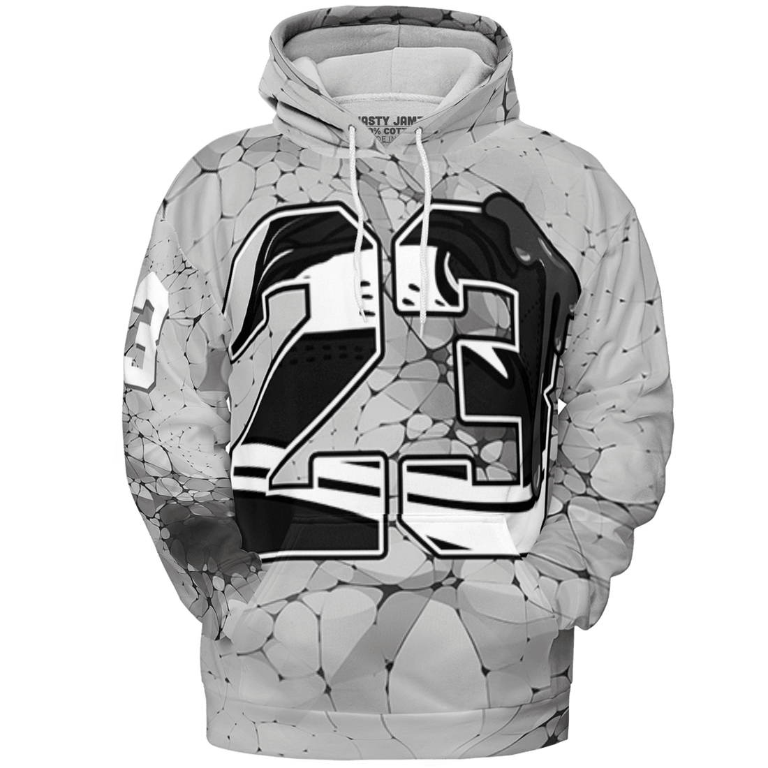 Retro High OG Black White 1s Hoodie Match 23 Sneaker 3D All-Over Print - NastyJamz