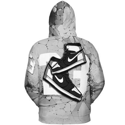 Retro High OG Black White 1s Hoodie Match 23 Sneaker 3D All-Over Print - NastyJamz