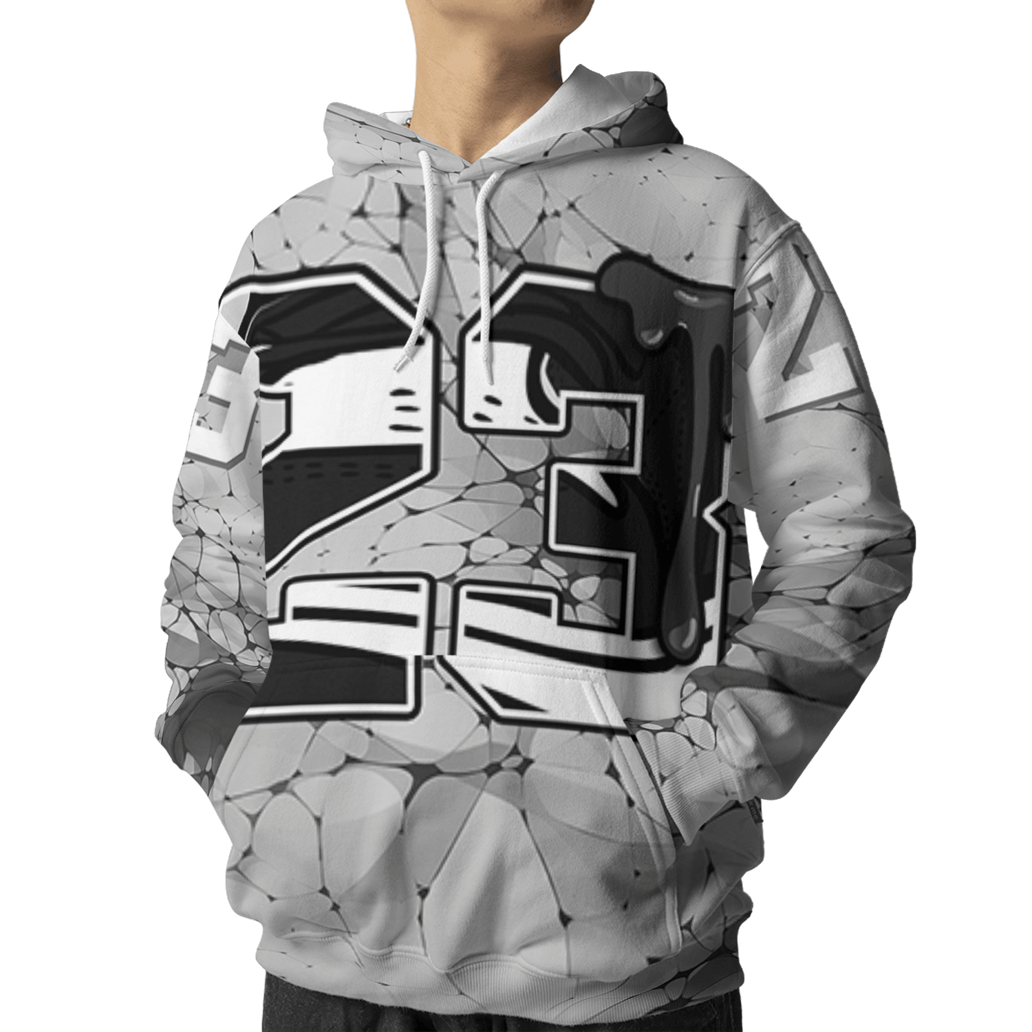 Retro High OG Black White 1s Hoodie Match 23 Sneaker 3D All-Over Print - NastyJamz
