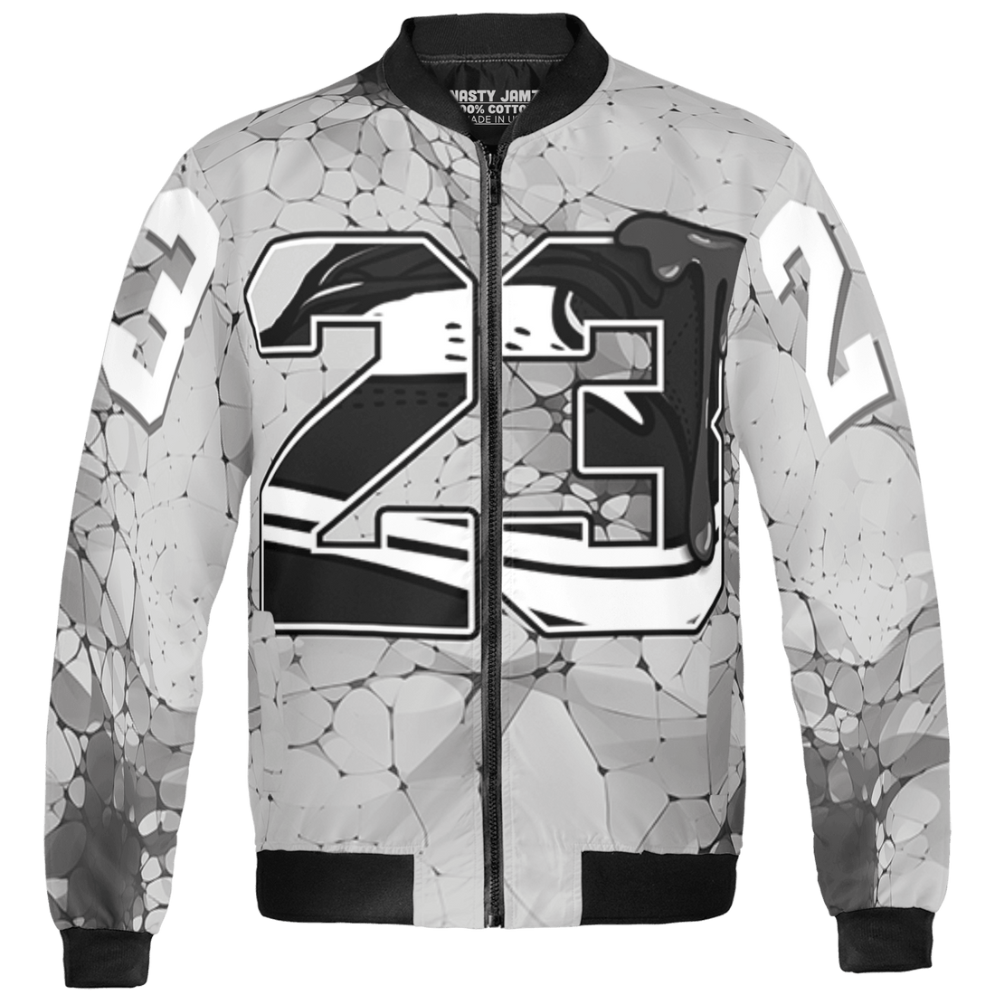 Retro High OG Black White 1s Jacket Match 23 Sneaker 3D All-Over Print - NastyJamz