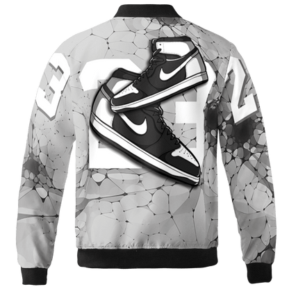Retro High OG Black White 1s Jacket Match 23 Sneaker 3D All-Over Print - NastyJamz