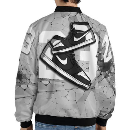 Retro High OG Black White 1s Jacket Match 23 Sneaker 3D All-Over Print - NastyJamz