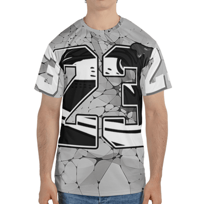 Retro High OG Black White 1s T Shirt Match 23 Sneaker 3D All-Over Print - NastyJamz