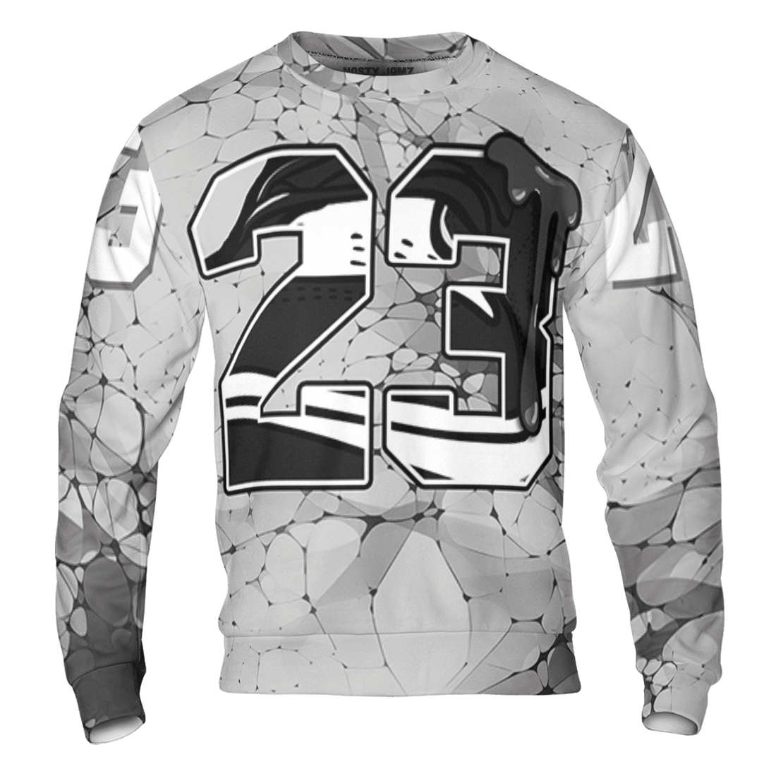 Retro High OG Black White 1s Sweatshirt Match 23 Sneaker 3D All-Over Print - NastyJamz