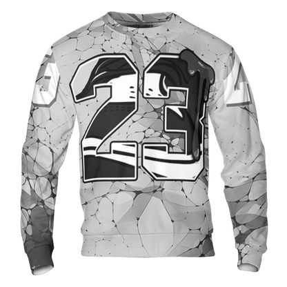 Retro High OG Black White 1s Sweatshirt Match 23 Sneaker 3D All-Over Print - NastyJamz