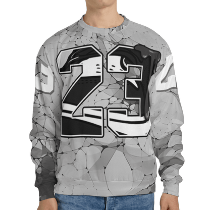Retro High OG Black White 1s Sweatshirt Match 23 Sneaker 3D All-Over Print - NastyJamz