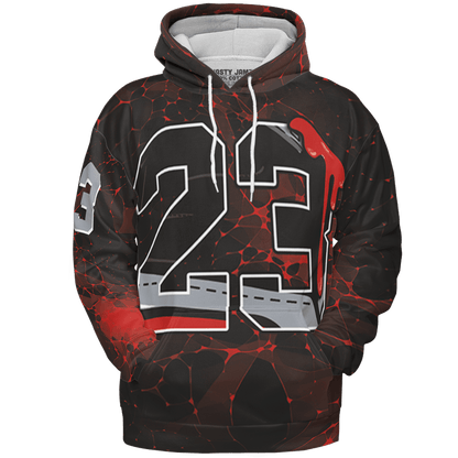 Bred Reimagined 4s Hoodie Match 23 Sneaker 3D All-Over Print - NastyJamz