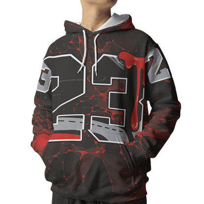 Bred Reimagined 4s Hoodie Match 23 Sneaker 3D All-Over Print - NastyJamz