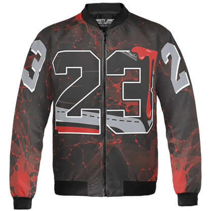 Bred Reimagined 4s Jacket Match 23 Sneaker 3D All-Over Print - NastyJamz