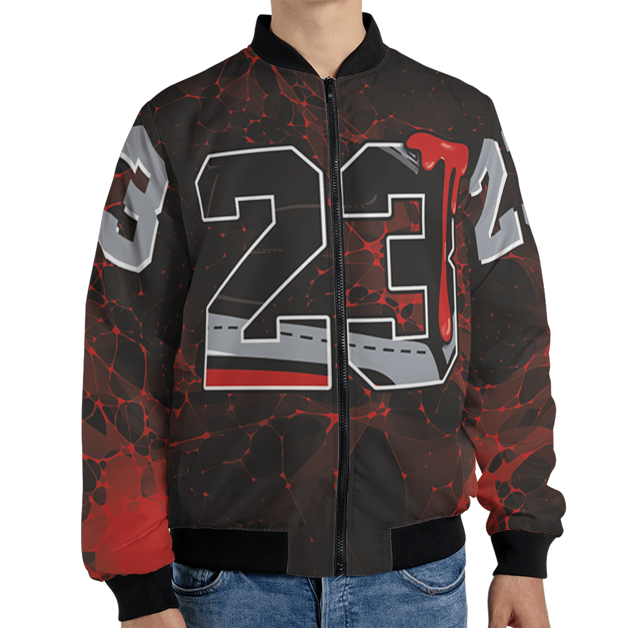 Bred Reimagined 4s Jacket Match 23 Sneaker 3D All-Over Print - NastyJamz