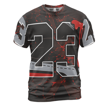 Bred Reimagined 4s T Shirt Match 23 Sneaker 3D All-Over Print - NastyJamz