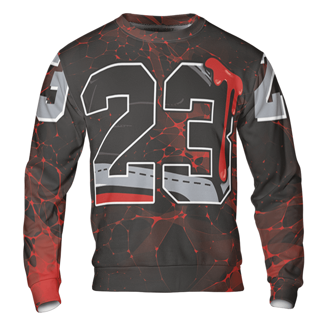 Bred Reimagined 4s Sweatshirt Match 23 Sneaker 3D All-Over Print - NastyJamz