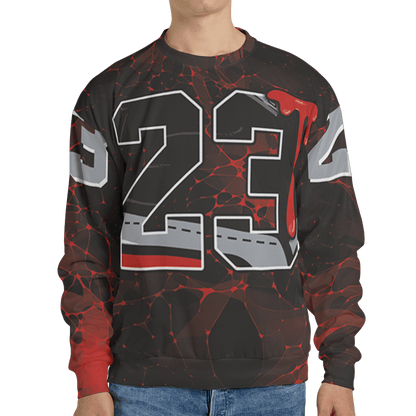Bred Reimagined 4s Sweatshirt Match 23 Sneaker 3D All-Over Print - NastyJamz
