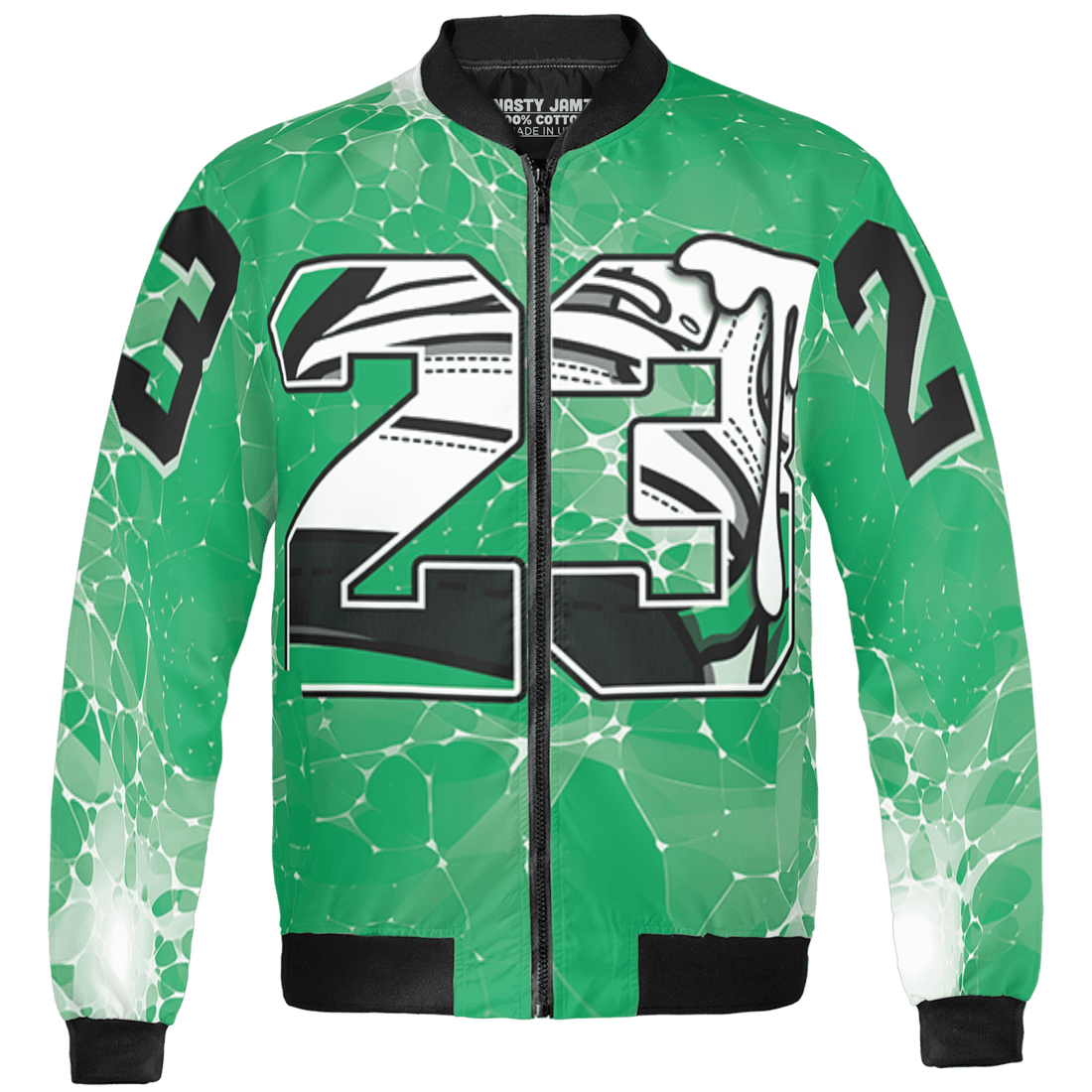 Lucky Green 5s Jacket Match 23 Sneaker 3D All-Over Print - NastyJamz