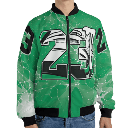 Lucky Green 5s Jacket Match 23 Sneaker 3D All-Over Print - NastyJamz