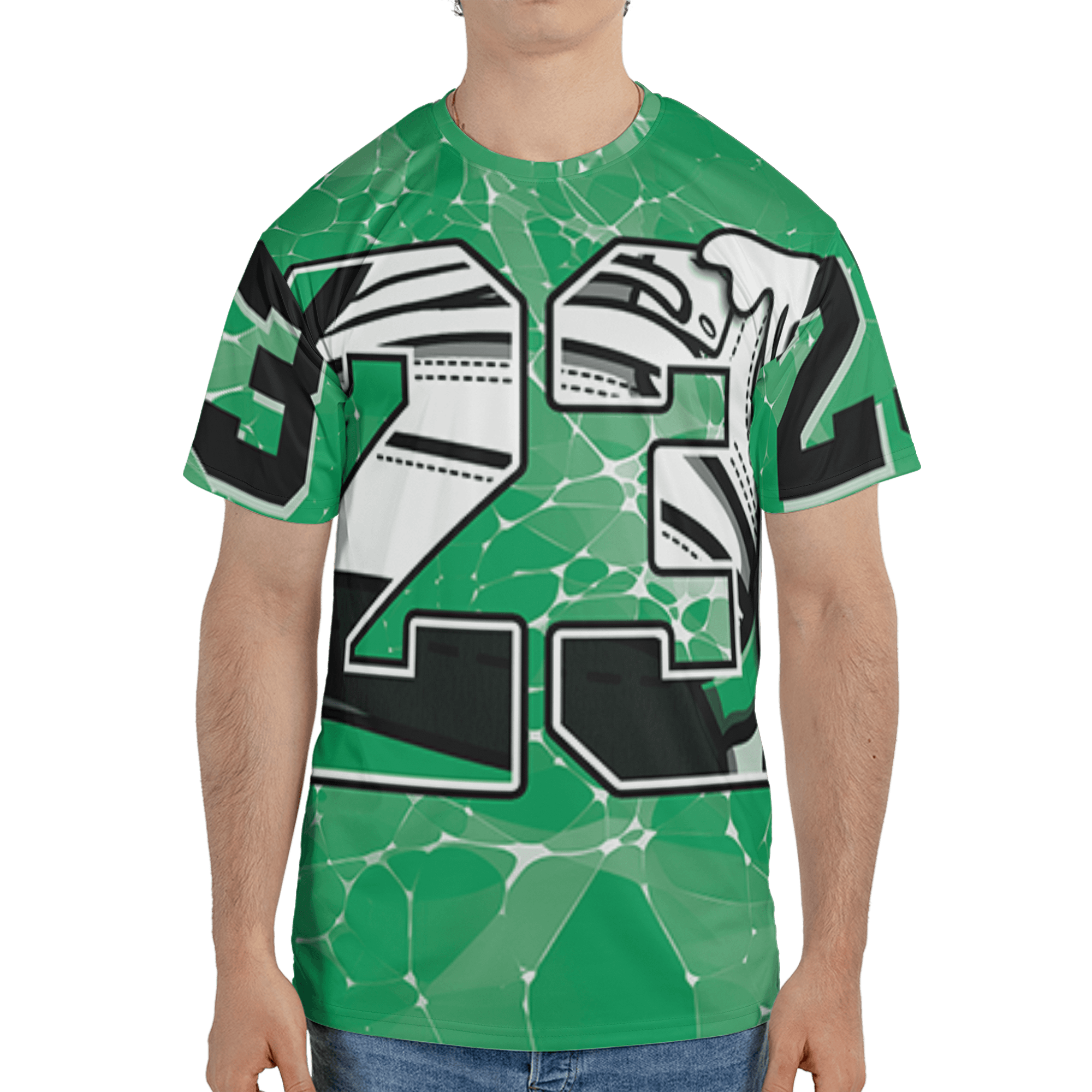 Lucky Green 5s T Shirt Match 23 Sneaker 3D All-Over Print - NastyJamz
